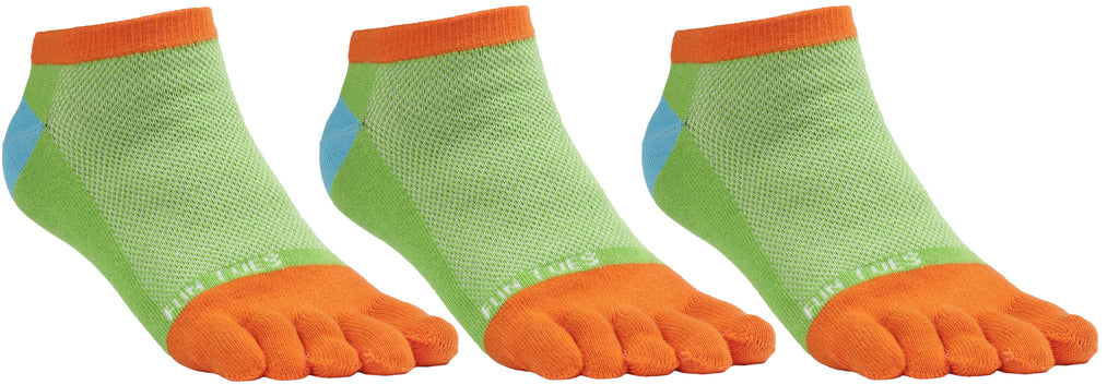 FUN TOES 3 Pairs Men's COTTON Toe Socks Breathable Mesh Top Size 10-13 –  Fun Toes