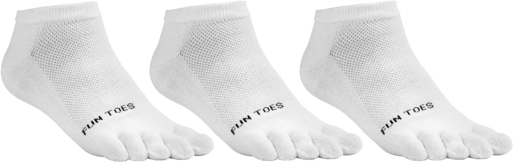 4 Pairs No Show Toe Socks Five Toes Man Colorful Socks