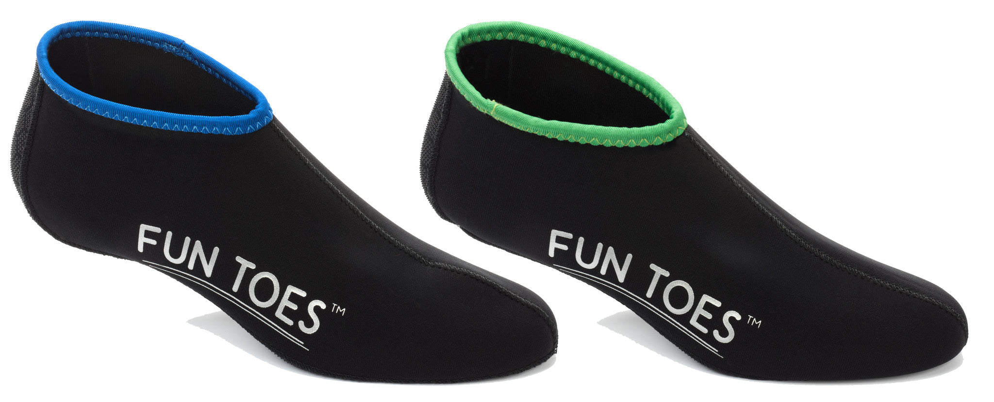 Fun Toes Neoprene Socks for Water Sports for Women Men Pairs of Snorkel Fin Socks for Scuba Diving, Snorkeling, Paddling, Boarding, Jetskiing